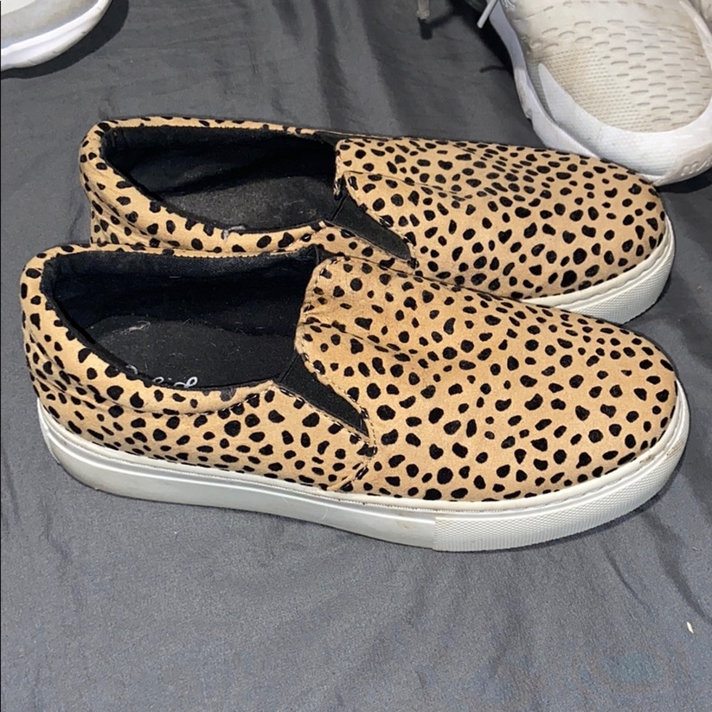 cheetah platform sneakers